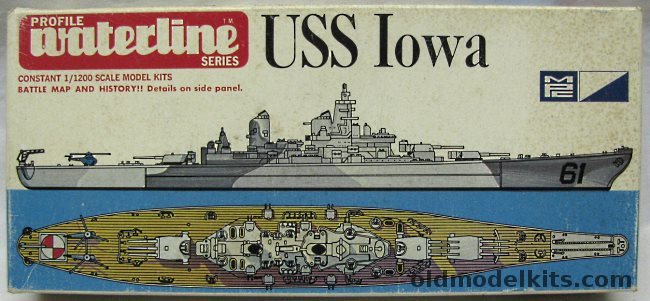 MPC 1/1200 USS Iowa Waterline Series, 2-4001-110 plastic model kit
